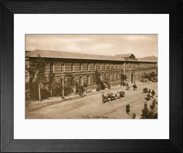 Framed Print : Military College, La Paz, Bolivia, South America Framed Print : Military College, La Paz, Bolivia, South America