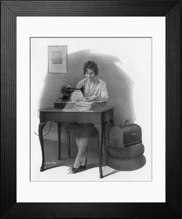 Framed Print : Singer Sewing Machine - portable model 99K Framed Print : Singer Sewing Machine - portable model 99K
