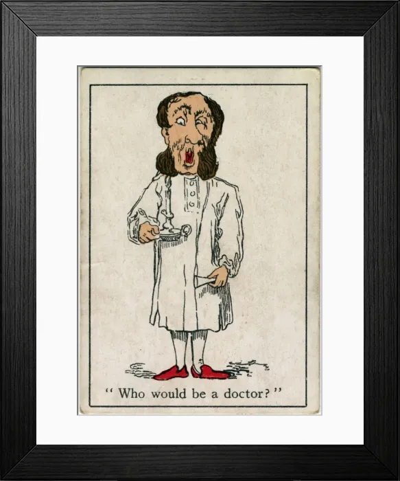 Framed Print : Snap Playing Card - Doctor on call Framed Print : Snap Playing Card - Doctor on call