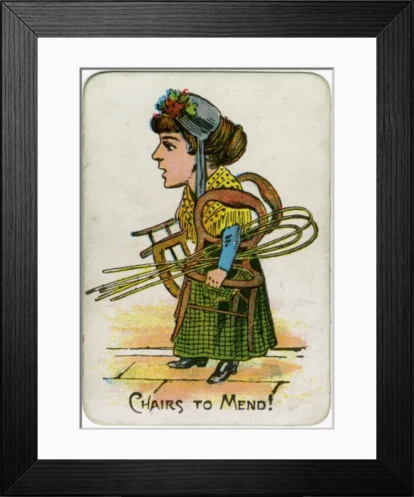 Framed Print : Snap Playing Card - Chairs to Mend Framed Print : Snap Playing Card - Chairs to Mend