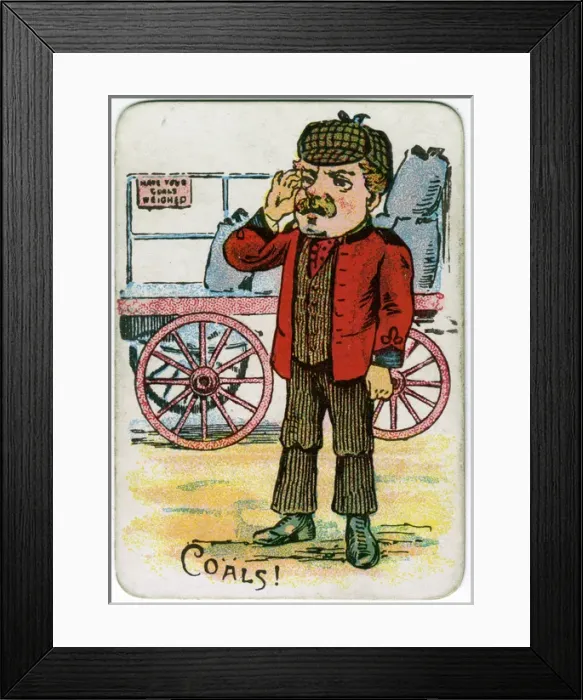 Framed Print : Snap Playing Card - Coals Framed Print : Snap Playing Card - Coals