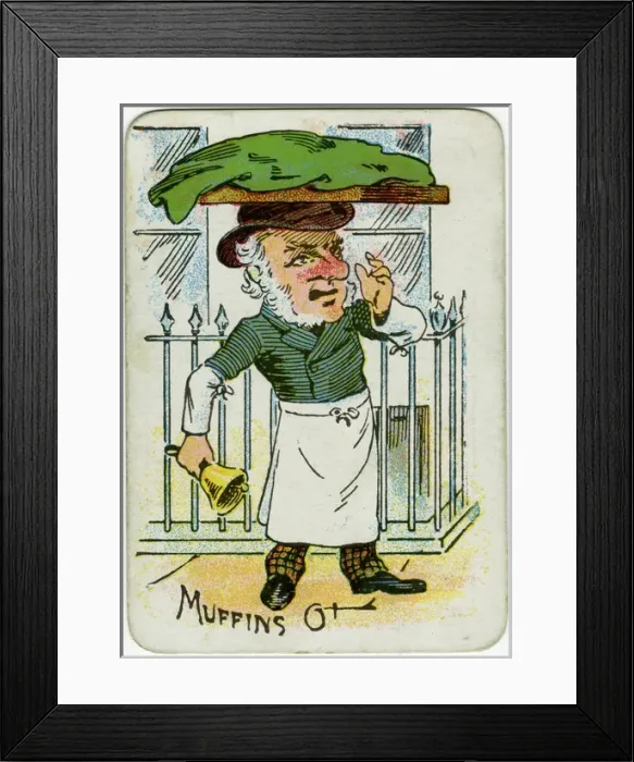 Framed Print : Snap Playing Card - Muffins O Framed Print : Snap Playing Card - Muffins O