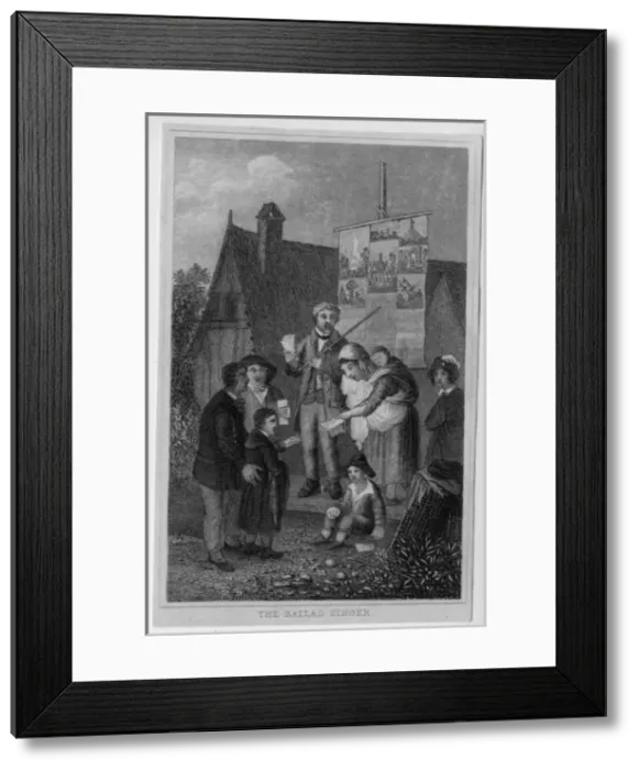 Framed Print : The Ballad Singer Framed Print : The Ballad Singer