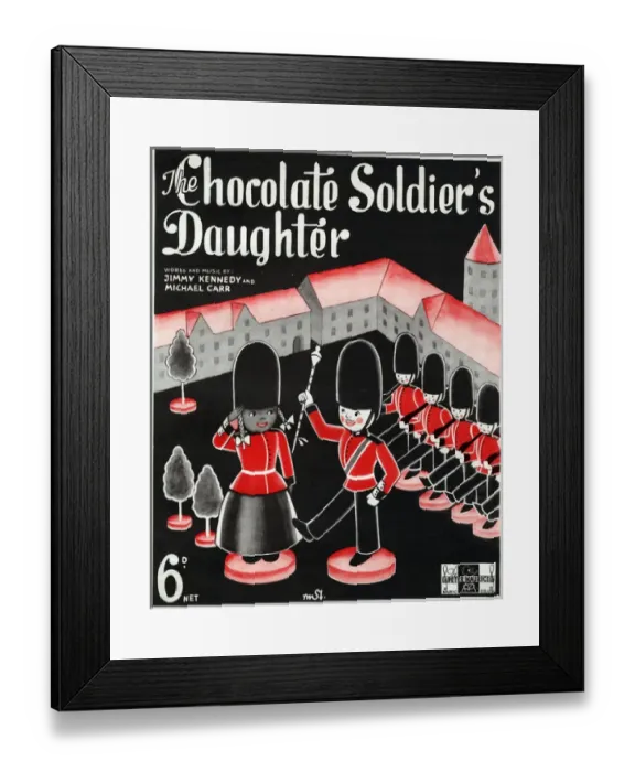 Framed Print : Music cover, The Chocolate Soldiers Daughter Framed Print : Music cover, The Chocolate Soldiers Daughter