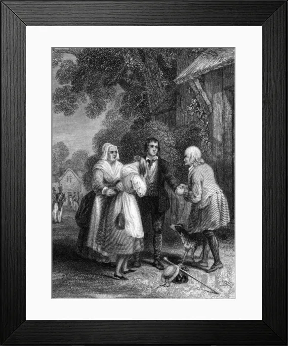 Framed Print : The Recruits Departure - Off to War Framed Print : The Recruits Departure - Off to War