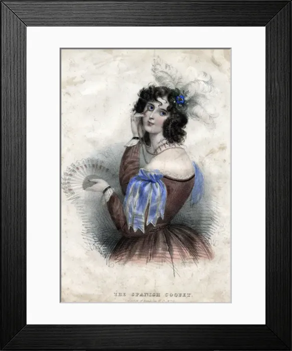 Framed Print : The Spanish Coquet Framed Print : The Spanish Coquet