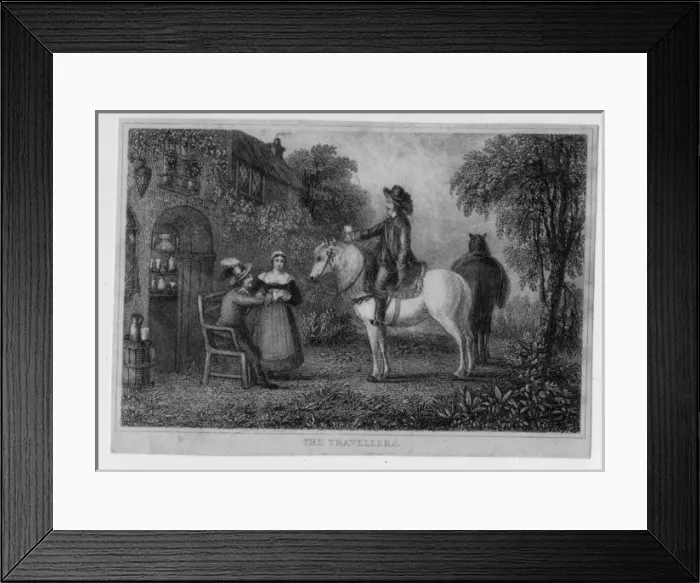 Framed Print : The Travellers Framed Print : The Travellers