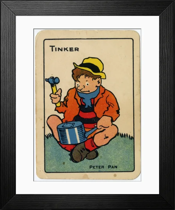 Framed Print : Tinker, Tailor playing card - Tinker Framed Print : Tinker, Tailor playing card - Tinker