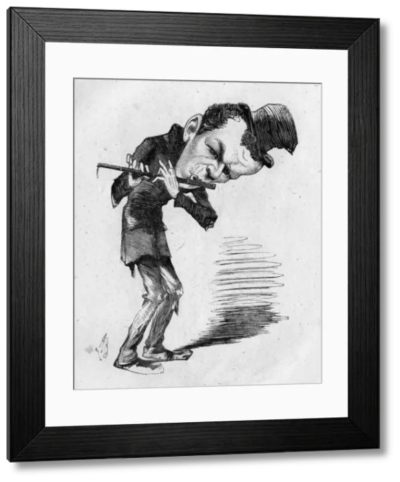Framed Print : Caricature of the actor Edward Terry Framed Print : Caricature of the actor Edward Terry