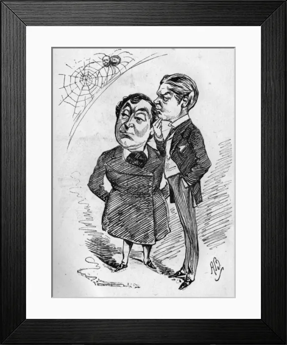 Framed Print : Cartoon, Thomas Thorne and David James Framed Print : Cartoon, Thomas Thorne and David James