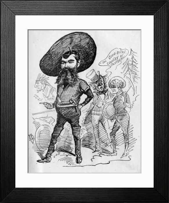Framed Print : Caricature of Arthur McKee Rankin, Canadian actor Framed Print : Caricature of Arthur McKee Rankin, Canadian actor
