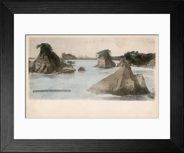 Framed Print : Matsushima - group small islands Miyagi Prefecture, Japan Framed Print : Matsushima - group small islands Miyagi Prefecture, Japan