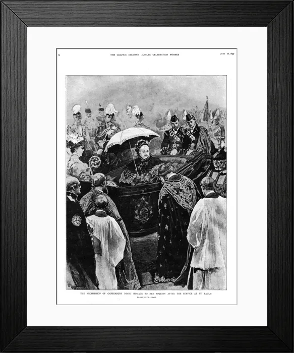 Framed Print : Queen Victoria, Jubilee Celebrations Framed Print : Queen Victoria, Jubilee Celebrations