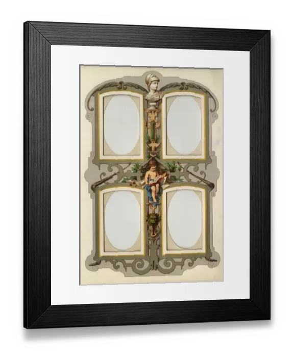 Framed Print : Victorian Photo Album - four rectangular frames Framed Print : Victorian Photo Album - four rectangular frames