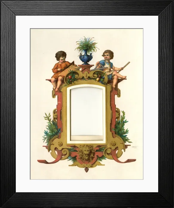 Framed Print : Victorian Photo Album - rectangular frame Framed Print : Victorian Photo Album - rectangular frame
