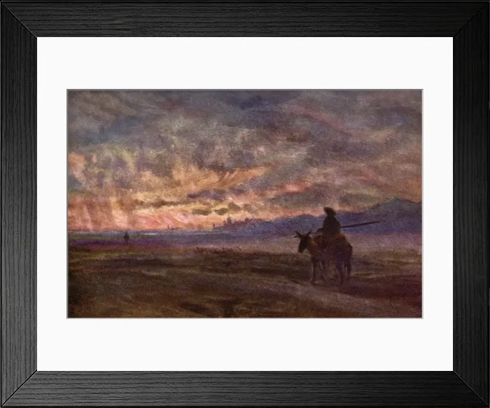 Framed Print : Sunset Scene Framed Print : Sunset Scene