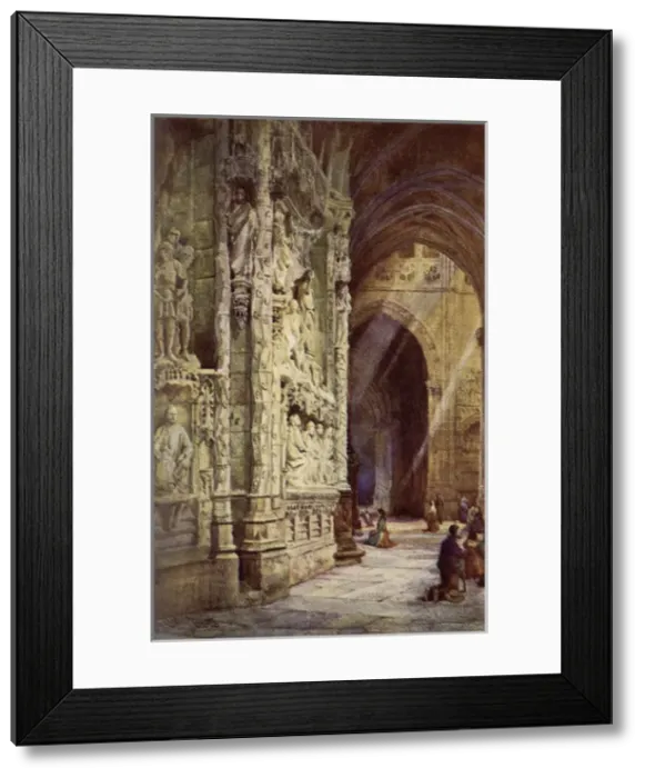 Framed Print : The Ambulatory, Burgos Cathedral Framed Print : The Ambulatory, Burgos Cathedral