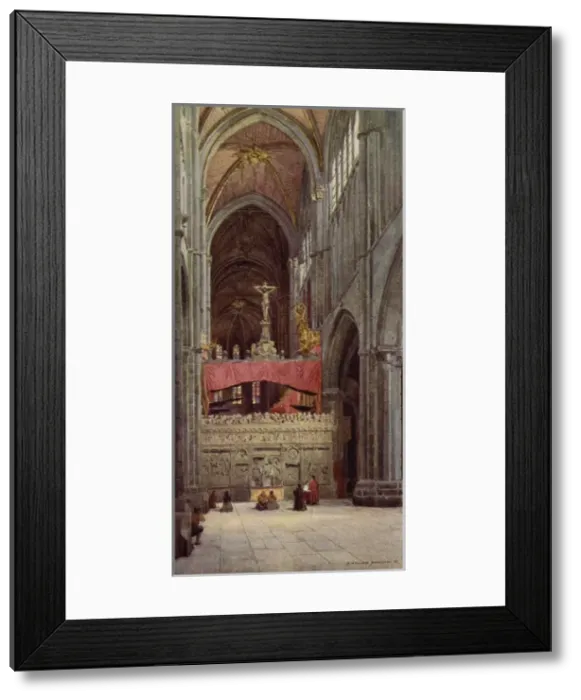 Framed Print : The Nave of vila Cathedral Framed Print : The Nave of vila Cathedral