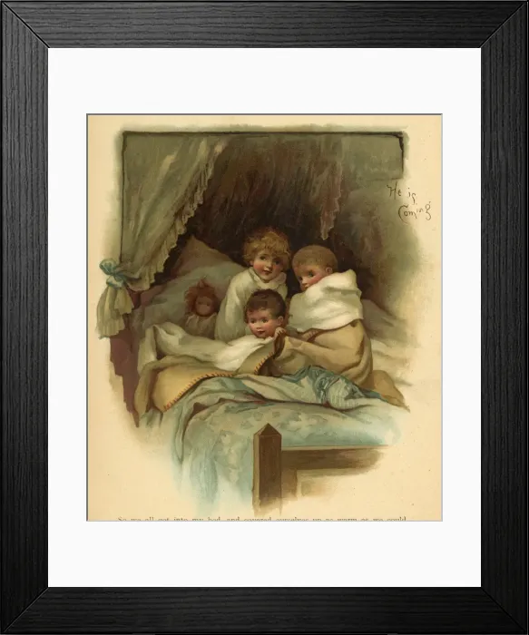 Framed Print : Waiting for Santa Framed Print : Waiting for Santa