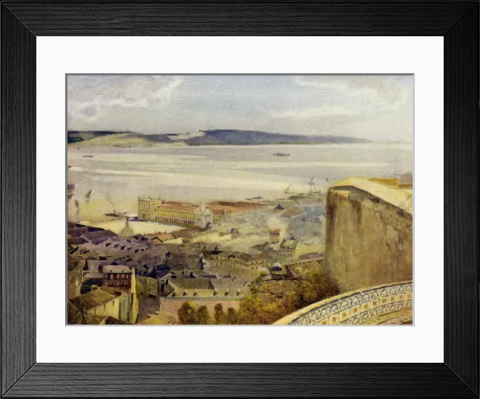 Framed Print : Lisbon from the Castello of St. George Framed Print : Lisbon from the Castello of St. George