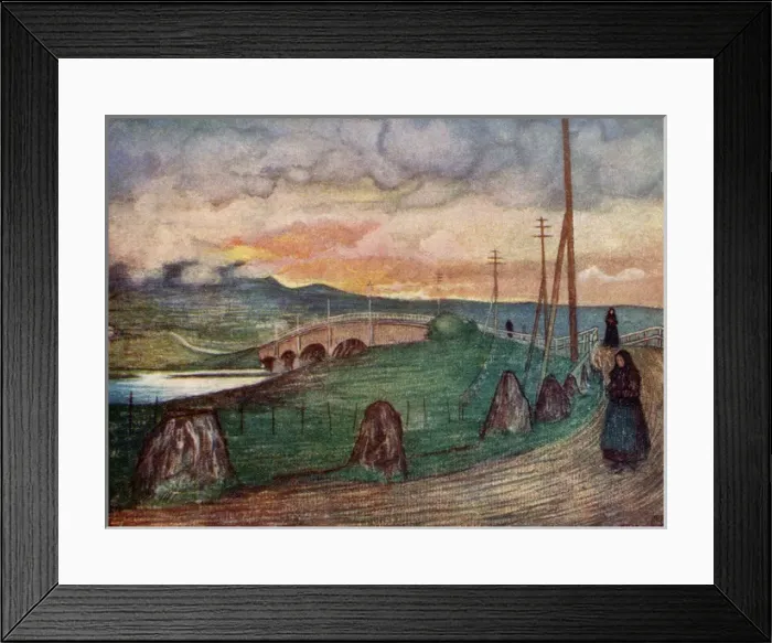 Framed Print : The road to hell, near Trondhjem Framed Print : The road to hell, near Trondhjem