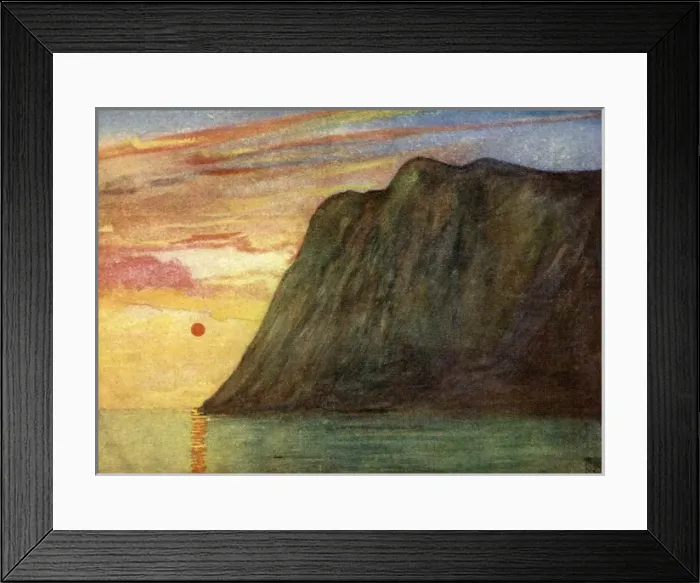 Framed Print : The Midnight Sun Framed Print : The Midnight Sun