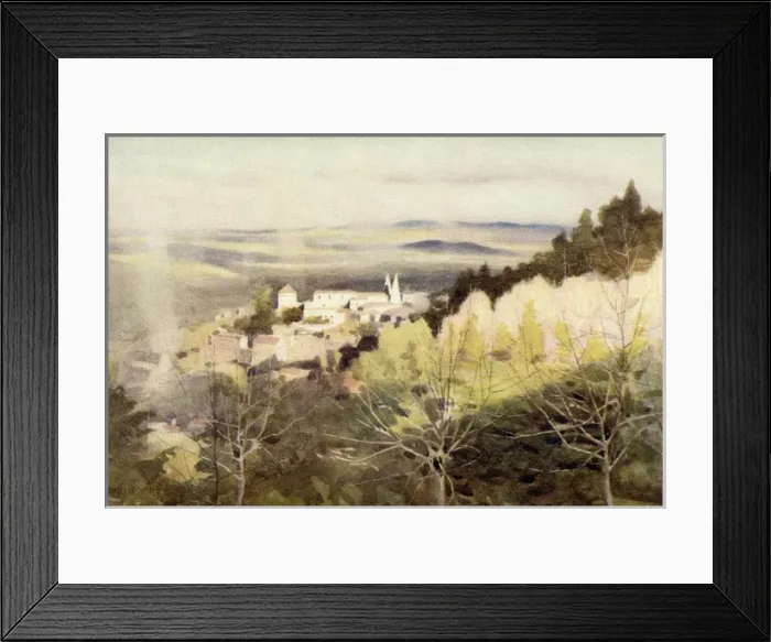 Framed Print : Cintra from the Hills - Winter Framed Print : Cintra from the Hills - Winter
