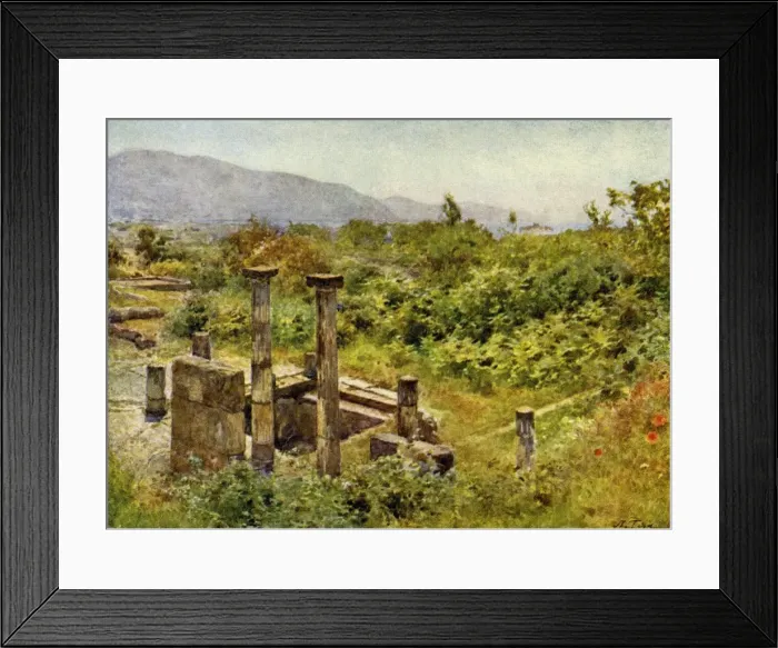Framed Print : View from Pompeii Framed Print : View from Pompeii