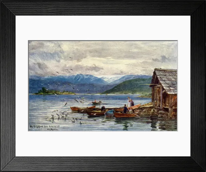 Framed Print : The Folgefond from Norheims Framed Print : The Folgefond from Norheims