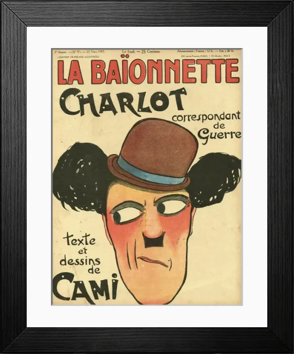 Framed Print : Front cover, La Baionnette, WW1 Framed Print : Front cover, La Baionnette, WW1