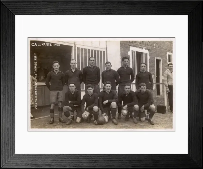 Framed Print : Group photo, CA de Paris football team Framed Print : Group photo, CA de Paris football team