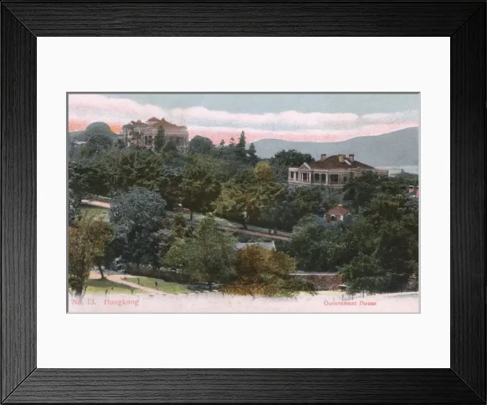 Framed Print : Government House in Hong Kong, China Framed Print : Government House in Hong Kong, China