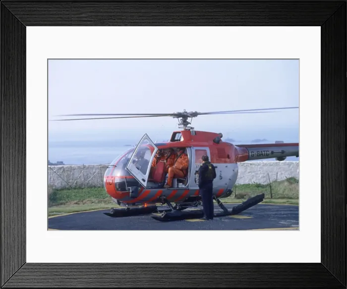 Framed Print : Service Helicopter transporting water to Lighthouses Framed Print : Service Helicopter transporting water to Lighthouses
