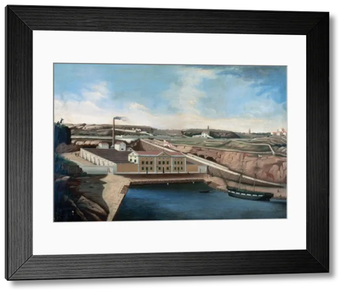 Framed Print : The industrial Mahonnaise. Mahon. Minorca. Balearic Islands Framed Print : The industrial Mahonnaise. Mahon. Minorca. Balearic Islands