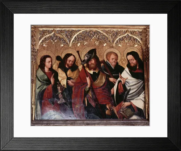 Framed Print : Pilgrim James. Altarpiece. Maranon. Navarre Framed Print : Pilgrim James. Altarpiece. Maranon. Navarre