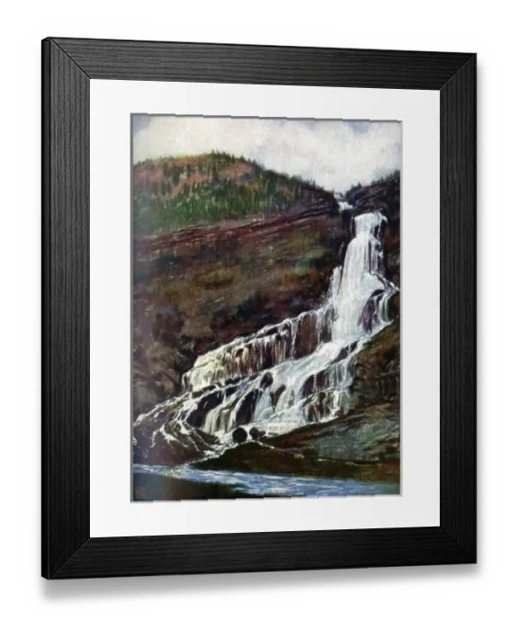 Framed Print : Vaefos, Hildal, Hardanger Waterfall Framed Print : Vaefos, Hildal, Hardanger Waterfall