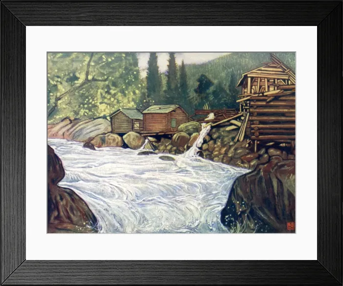 Framed Print : River at Haukeli Framed Print : River at Haukeli