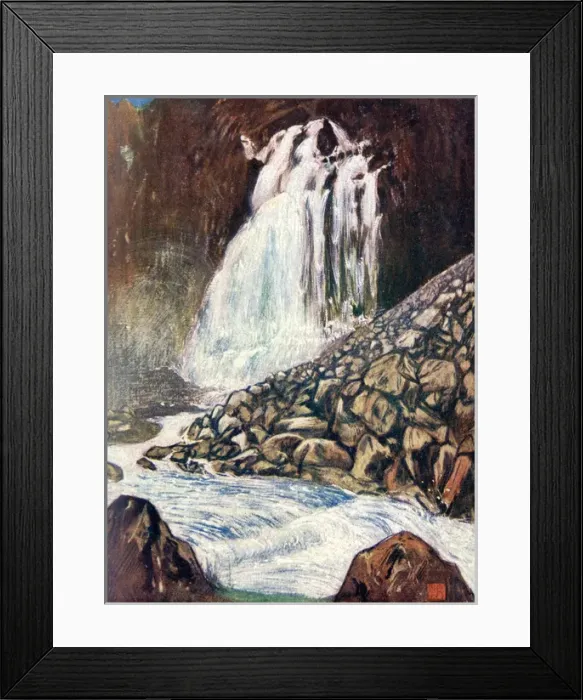 Framed Print : Espelandsfos, Hardanger Framed Print : Espelandsfos, Hardanger