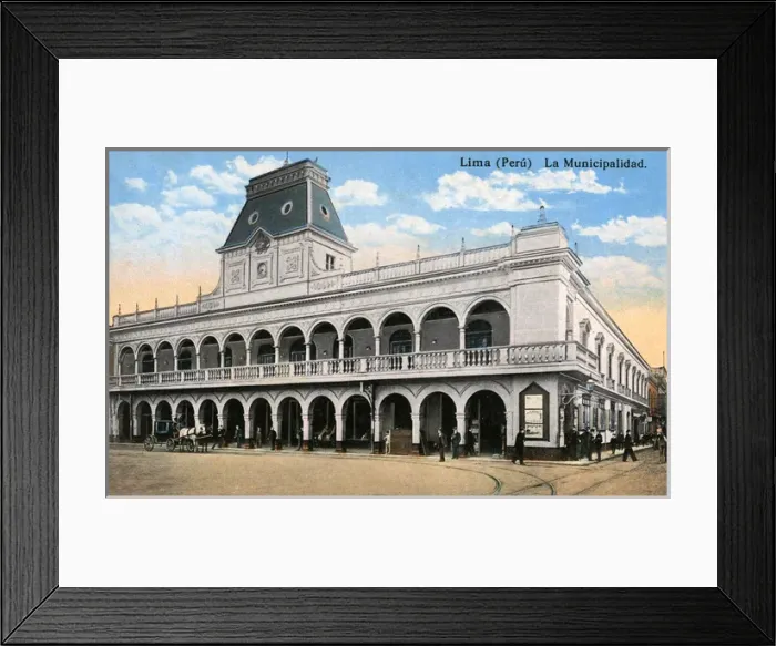 Framed Print : City Hall, Lima, Peru, South America Framed Print : City Hall, Lima, Peru, South America