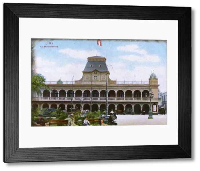 Framed Print : City Hall, Lima, Peru, South America Framed Print : City Hall, Lima, Peru, South America