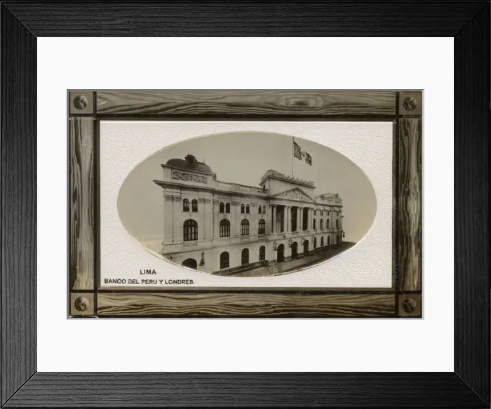 Framed Print : Banco del Peru y Londres, Lima, Peru, South America Framed Print : Banco del Peru y Londres, Lima, Peru, South America
