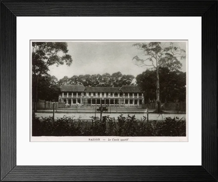 Framed Print : Sports Club building, Saigon, Cochinchina (Vietnam) Framed Print : Sports Club building, Saigon, Cochinchina (Vietnam)