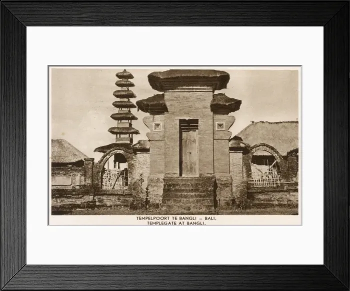 Framed Print : Temple gate, Bangli, Bali, Indonesia Framed Print : Temple gate, Bangli, Bali, Indonesia