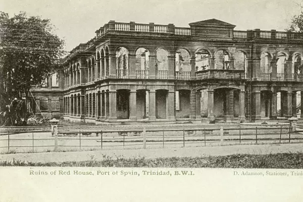Ruins of Red House, Port of Spain, Trinidad, West Indies