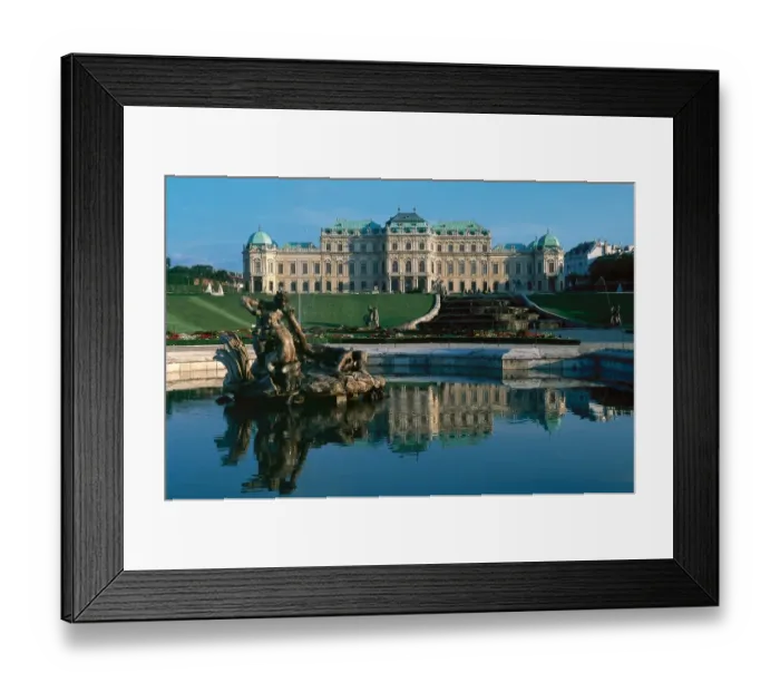 Framed Print : Belvedere Palace. Vienna. Austria Framed Print : Belvedere Palace. Vienna. Austria