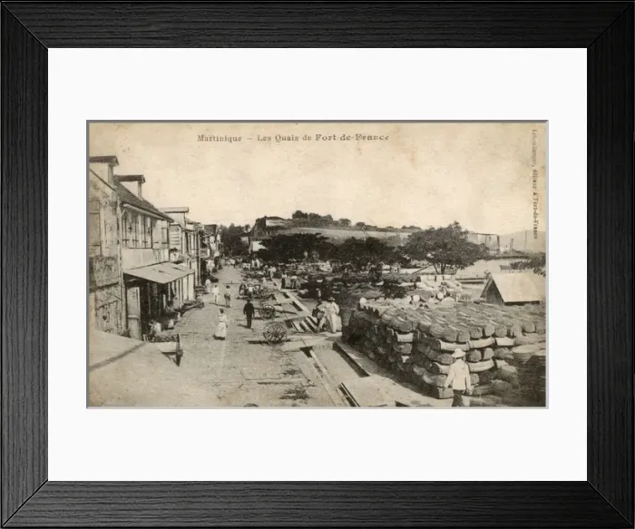 Framed Print : Fort de France, Martinique, West Indies Framed Print : Fort de France, Martinique, West Indies