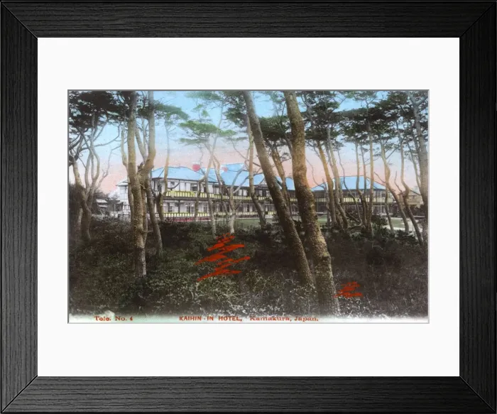 Framed Print : Kaihin-In Hotel, Kamakura, Japan Framed Print : Kaihin-In Hotel, Kamakura, Japan