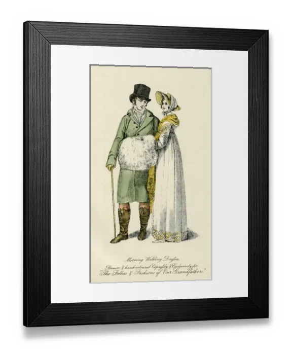 Framed Print : Evening full dress 1807 Framed Print : Evening full dress 1807