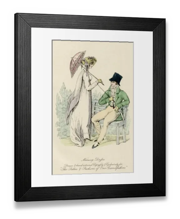 Framed Print : Morning dress 1807 Framed Print : Morning dress 1807