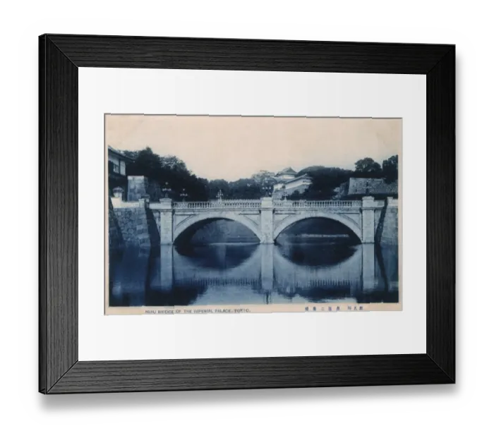 Framed Print : Japan - The Nijubashi (Double Bridge), Tokyo Framed Print : Japan - The Nijubashi (Double Bridge), Tokyo